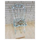 Folding Metal Chair, Vintage or Antique