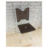 Folding Metal Chair, Vintage or Antique