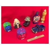 Lot of 7 Ceramic Items, Decanters and More