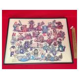 Print, Alphabet Characters by Marsha Lederman, Vin