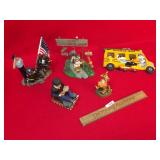 Lot of 5 Figural Items