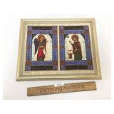 Original Oil on Paper Art Painting, Religious Icon