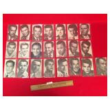 Lot of 22 Arcade Cards, Actors, Vintage