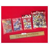 Lot of 120 Marbles, NOS, Vintage