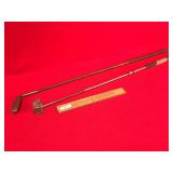 Lot of 2 Golf Clubs, Putter and Jigger