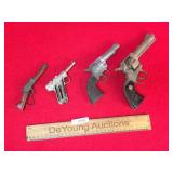 Lot of 4 Toy Guns, Vintage