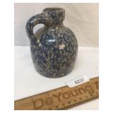 Blue Decorated Jug, Small, Modern