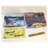 Lot of 3 Plastic Model Kits, Military