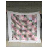 Quilt Top, Checker Pattern, Vintage or Antique