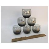 Lot of 6 Local Advertising Glasses, Fairchild