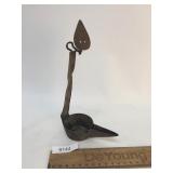 Betty Lamp, Oil or Whale Fat, Antique