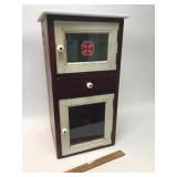 Barbershop Sterilizer Cabinet, Antique