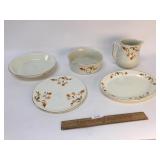 Lot of 5 Hall Pottery Items, Vintage or Antique