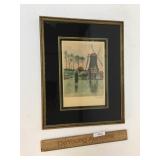 Embellished Print, Engraving, Antique