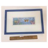 Print, "In Pursuit", Swimming Cat