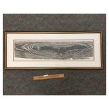 Limited Edition Print, Bird on Wood Grain