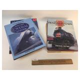 Lot of 9 Books, Train Related