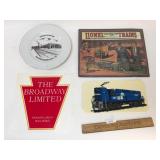 Lot of 4 Train or Railroad Related Items