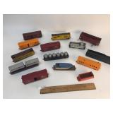 Lot of 14 Model Train Cars