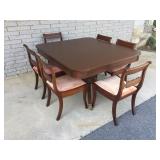 Dining Room Table and Chairs, Vintage or Antique