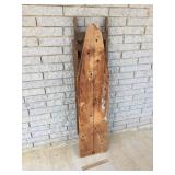 Wood or Wooden Ironing Board, Vintage or Antique