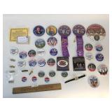Lot of 35+ Political Items, Clinton, Vintage