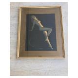 Print, The Dancer by Earl Moran, Vintage