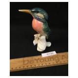 Porcelain Bird Figurine, German, Vintage