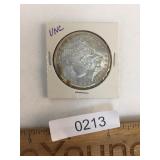 US Coin, 1886 Morgan Silver Dollar, Uncirculated