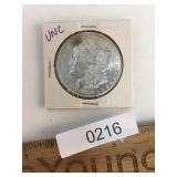 US Coin, 1886 Morgan Silver Dollar, Uncirculated