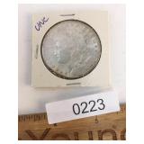 US Coin, 1889 Morgan Silver Dollar, Uncirculated