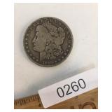 US Coin, 1890 Morgan Silver Dollar