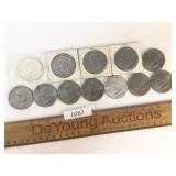 US Coins, Lot of 12 Ike Dollars