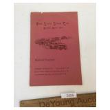 Stock Car Racing Program, Hagerstown, Vintage