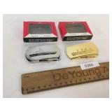 Lot of 2 US Navy Belt Buckles