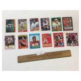 Lot of 12 Football Trading Cards