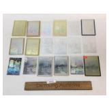 Lot of 18 Holographic Basketball Trading Cards