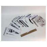 Lot of 33 Baseball Prints, The Daily News