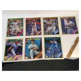 Lot of 7 Baseball Folders or Binders