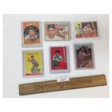 Lot of 6 Nellie Fox Trading Cards