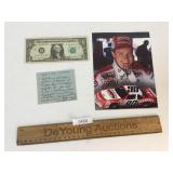 Ken Schrader Autographed Postcard