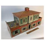 Tin Lithographed Dollhouse, Vintage