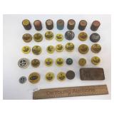 Lot of 34 Tin Cans, Advertising, Vintage