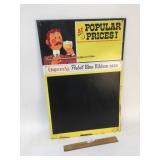 Pabst Blue Ribbon Chalkboard, Vintage