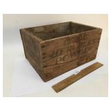 Hercules Powder Wood Crate, Vintage