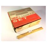 Soup and Sandwich Set by Federal, Vintage