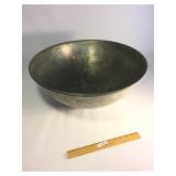 Dough Bowl, Galvanized Metal, Large