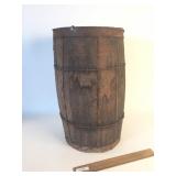 Nail Keg or Wood Bucket, Antique