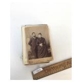 Lot of 24 CDV Photographs, Antique