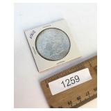 US Coin, 1886 Uncirculated Morgan Silver Dollar